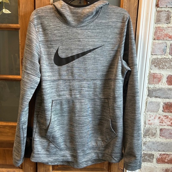 Nike Other - Nike Hoodie Sweatshirt Men Small Dri Fit Gray Heathered Pullover Athleisure